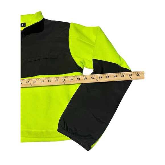 NWT SORELLA Women’s Medium Athletic‎ Fleece Full Zip Jacket Yellow/Black #K10-1 - Picture 5 of 11